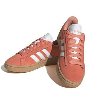 adidas Women's Sneakers in Coral and White